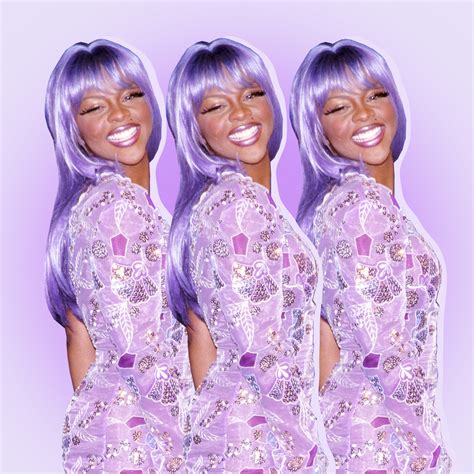 lil kim purple wig.